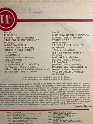 4 Dischi Vinile 33 Fanfara Bersaglieri