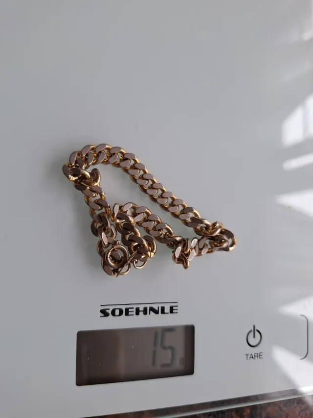 Pulsera Cordón Baño 18k