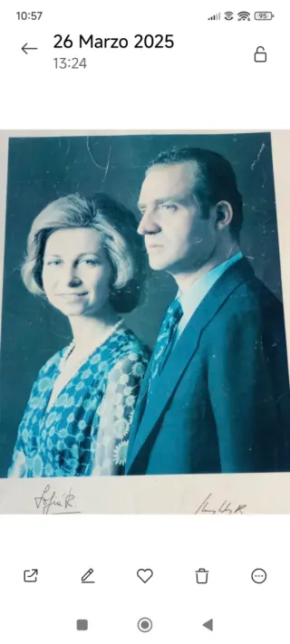 Fotos antiguas pareja de los reyes de España.