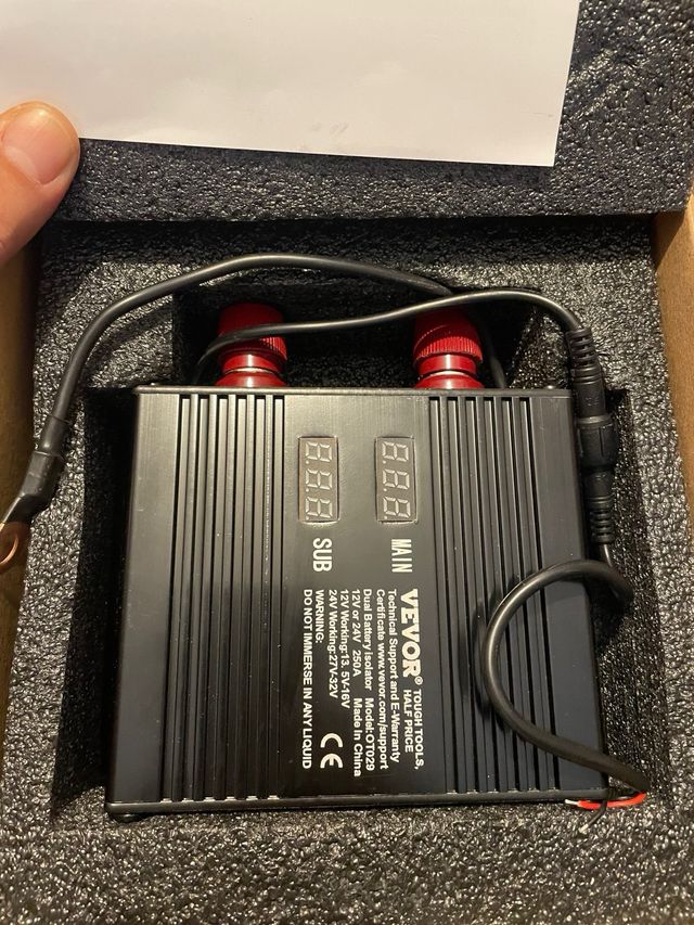 Aislador Batería Dual Vevor 250A OT029