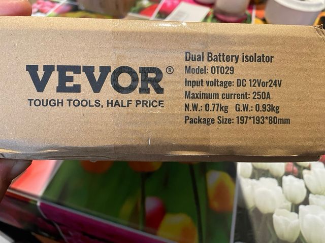 Aislador Batería Dual Vevor 250A OT029