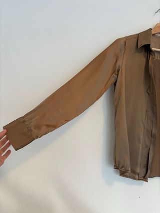 Camisa Uterqüe seda champán