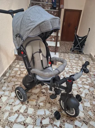 Triciclo 7 en 1 gris