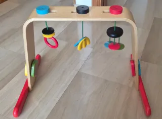 Gimnasio Bebé Madera Contrachapada Abedul Multicol