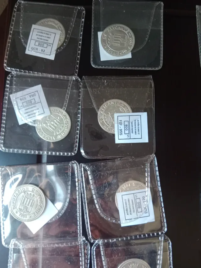 Reproducciones Monedas Plata 800 83,5 gramos