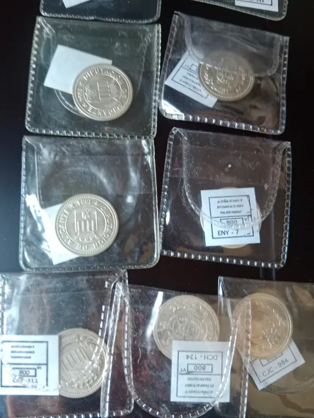 Reproducciones Monedas Plata 800 83,5 gramos