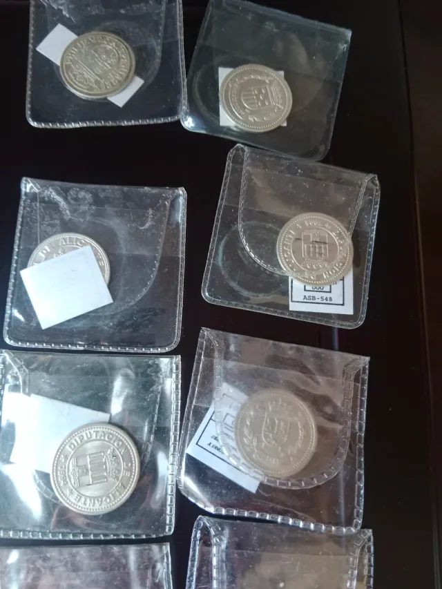 Reproducciones Monedas Plata 800 83,5 gramos