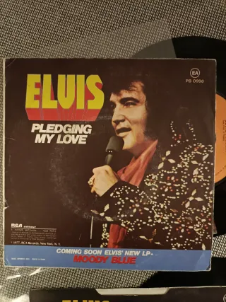 Elvis Presley lote de 3 singles vinilo 7"