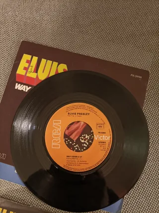 Elvis Presley lote de 3 singles vinilo 7"
