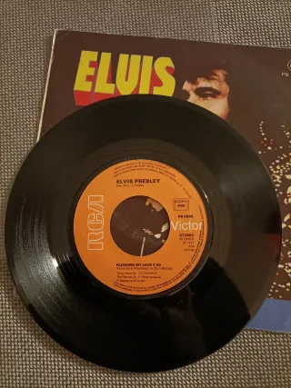 Elvis Presley lote de 2 singles vinilo 7"