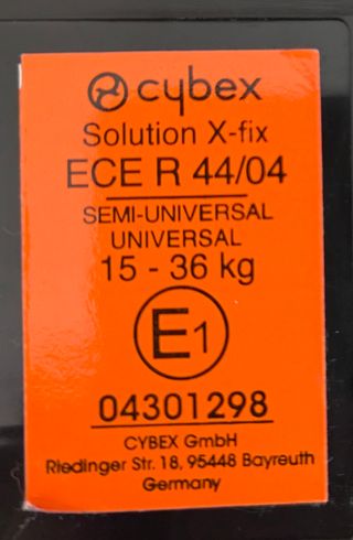 Silla Coche Cybex X-fix Grupo 2/3