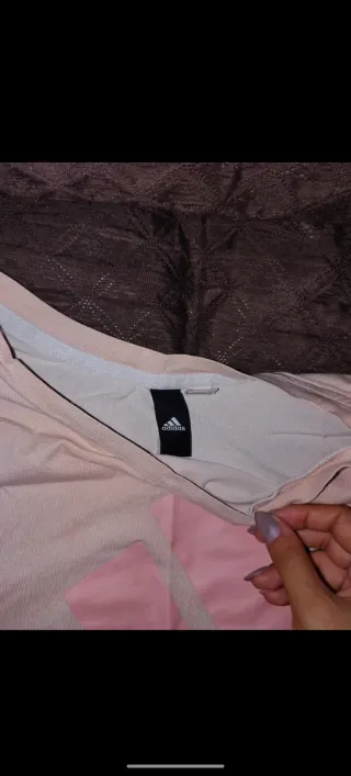 T-shirt Adidas donna rosa taglia unica