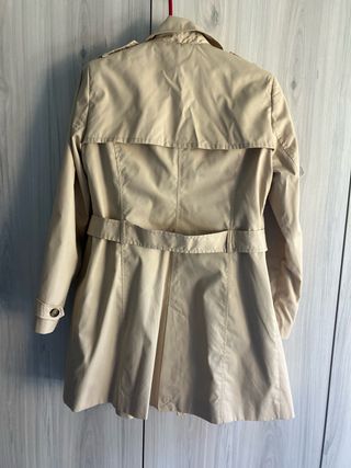 Gabardina Stradivarius Beige Talla M