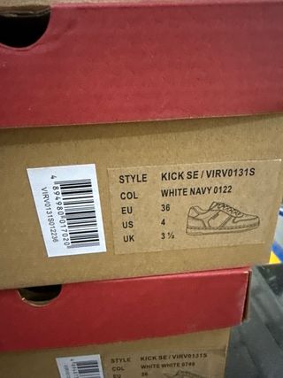 Scarpe Levi's bimbo bianche e blu