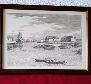 Reproducción Vintage Paisaje Veneciano