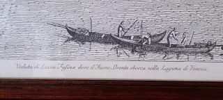 Reproducción Vintage Paisaje Veneciano