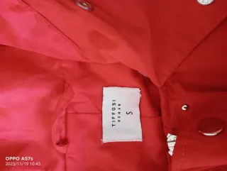 Casaco Tiffosi impermeável Vermelho Tamanho S