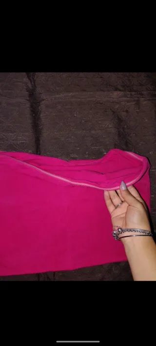 Top donna rosa taglia unica