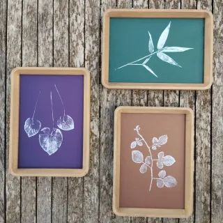 Estampación botánica artesanal