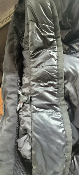 Parka Dainese Doble Desmontable Negra/Blanca