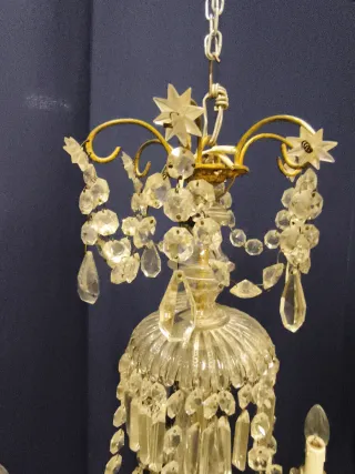 Gran lámpara de araña s. XIX