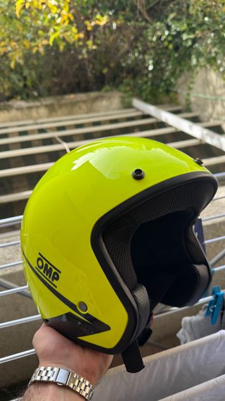 Casco OMP Fluor - Amarillo Brillante