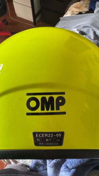 Casco OMP Fluor - Amarillo Brillante
