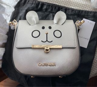 Borsetta CafeNoir Rabbit Platino