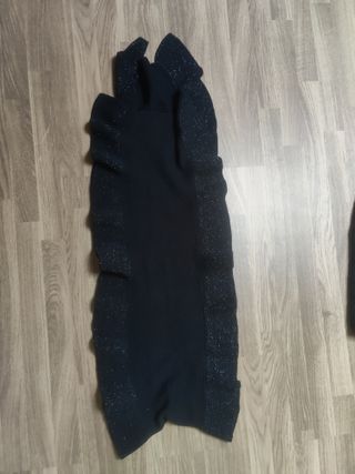 Bufanda volantes brillante