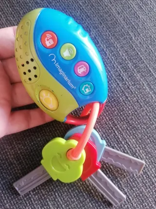 Lote Fisher Price Mando,Móvil Ninettos, Llaves