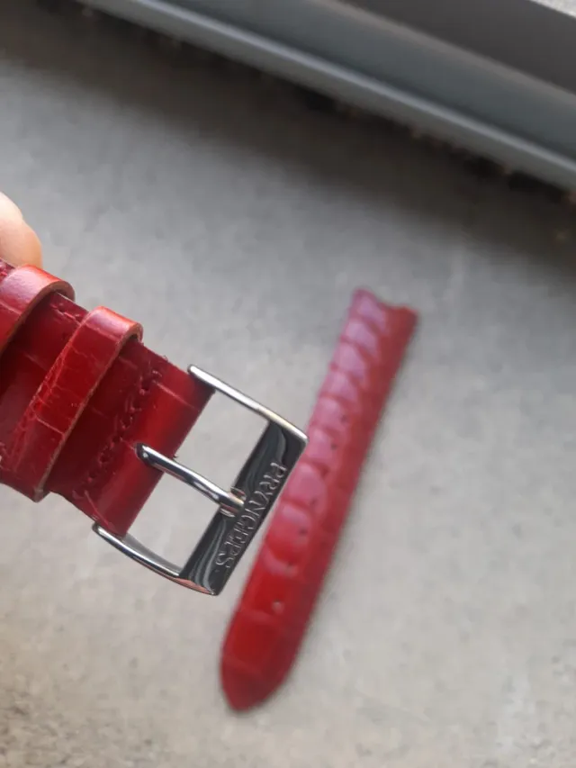 Cinturino Pryngeps Rosso Coccodrillo