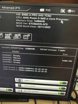 Crucial DDR4 Pro RAM 1x16gb 3200mhz #1110D0
