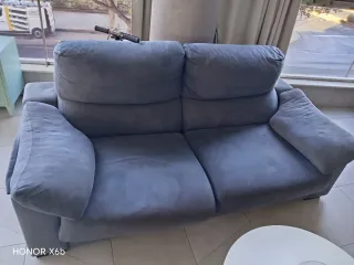 Sofá cama italiano tela gris