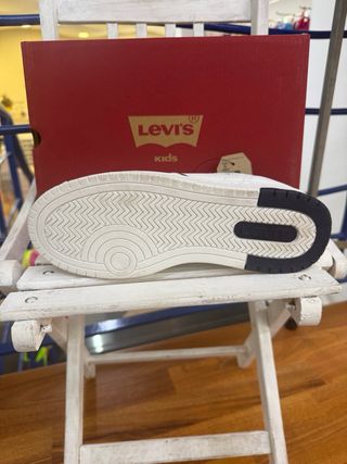 Scarpe Levis kids bianche