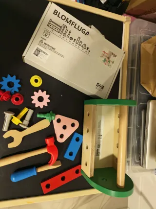 Juego Herramientas Madera IKEA