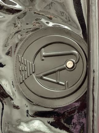 Bolso Armani Jeans Negro Charol