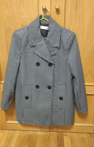 Chaqueta cuadros mujer