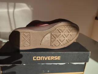 Converse All Star Donna Pelle Bordeaux