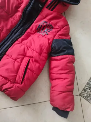 Giacca invernale bimbi rossa