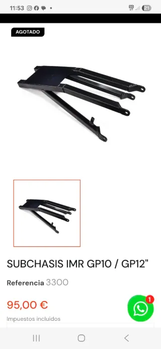 Subchasis IMR GP10 / GP12