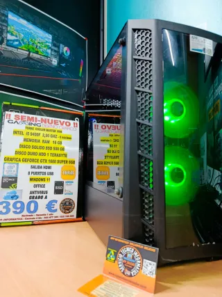 Torre Gaming RGB Intel i5 16GB RAM GTX 1660S