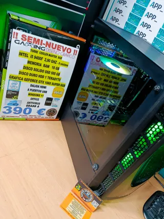 Torre Gaming RGB Intel i5 16GB RAM GTX 1660S