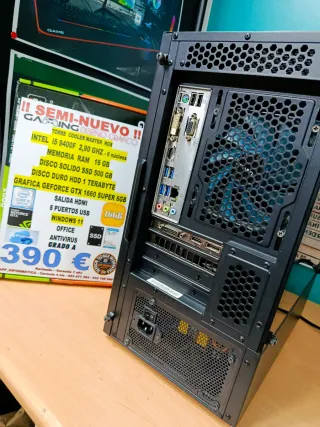 Torre Gaming RGB Intel i5 16GB RAM GTX 1660S