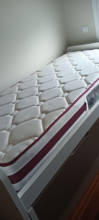 Dormitorio nido juvenil doble más dos cajones