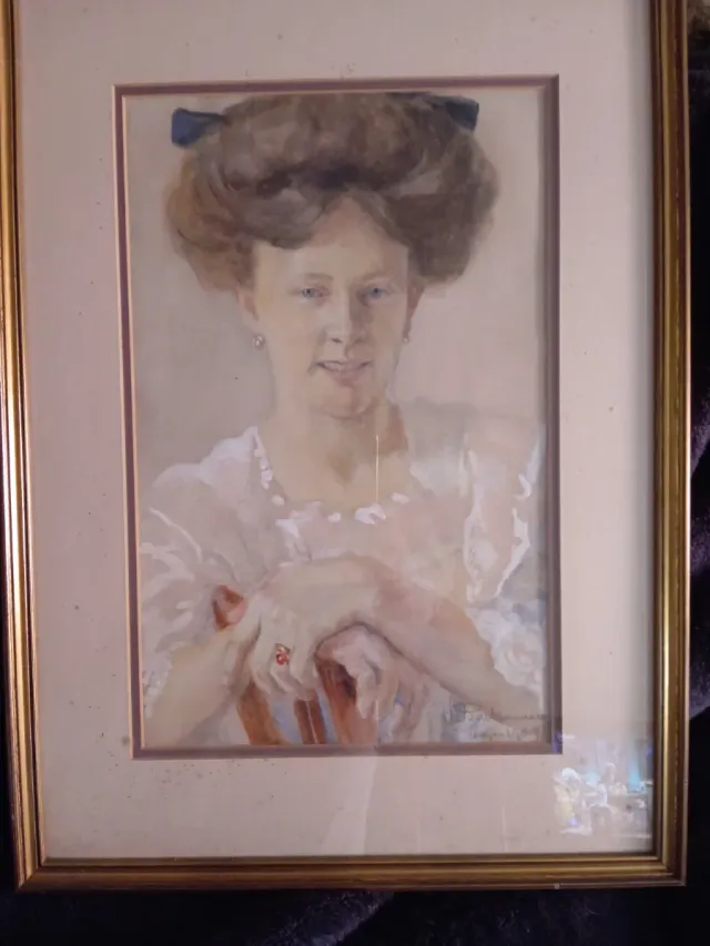 Pintura al óleo Pintor H.Backmansson