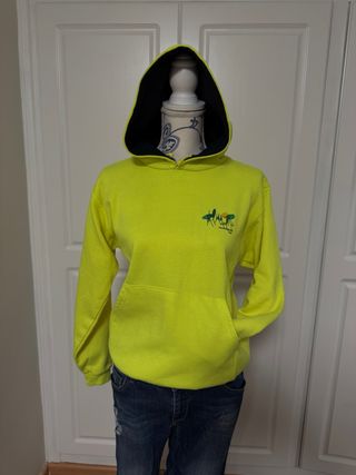 Sudadera con capucha Vintage Amarilla