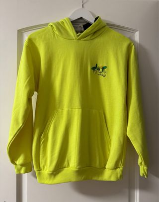 Sudadera con capucha Vintage Amarilla