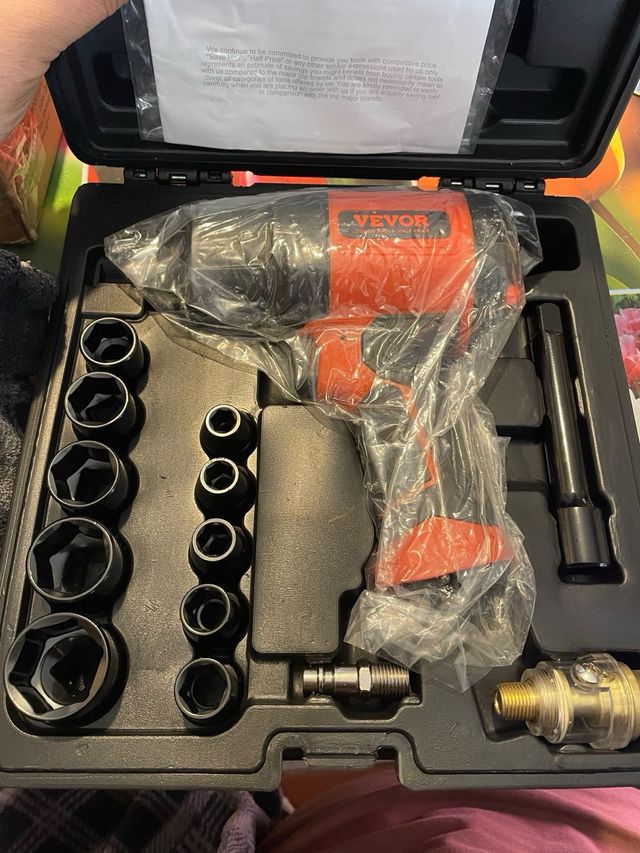 VEVOR Llave de impacto de aire pistola de impacto