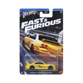 Pack 5 Coches Hot Wheels Fast and Furious 1/64