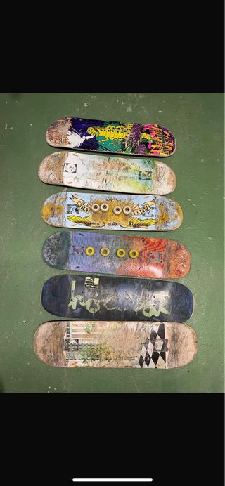 Lote 6 Tablas Skate Profesionales